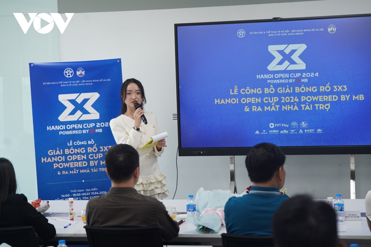Khởi tranh Giải bóng rổ 3x3 Hà Nội mở rộng lần thứ V năm 2024
